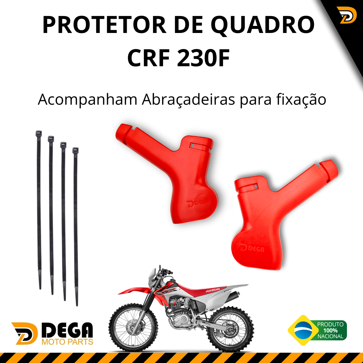 Kit Proteção Quadro + Tampas Laterais + Motor + Protetor de Balança CRF 230F — foto 5