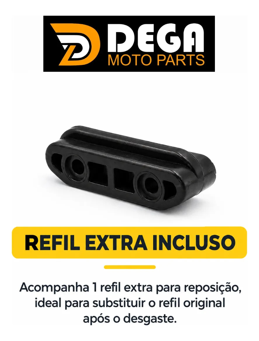 Guia de Corrente Kawasaki KX 250 / KXF 450 + Refil Extra — foto 13