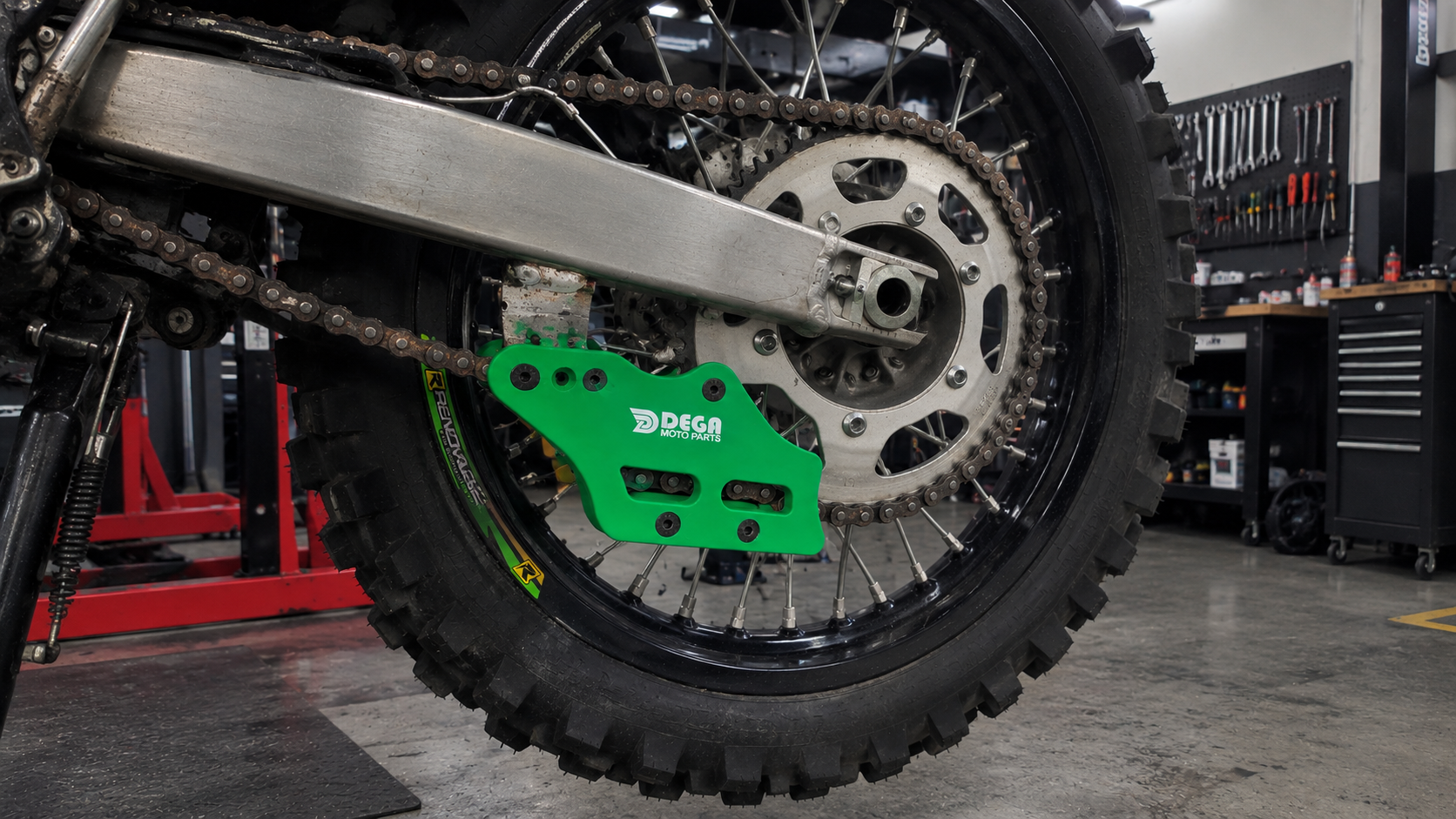 Guia de Corrente Kawasaki KX 250 / KXF 450 + Refil Extra — foto 12
