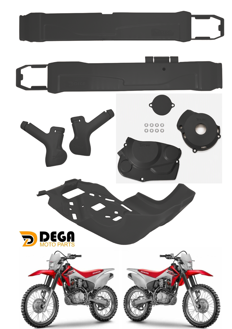 Kit Proteção Quadro + Tampas Laterais + Motor + Protetor de Balança CRF 230F — foto 1