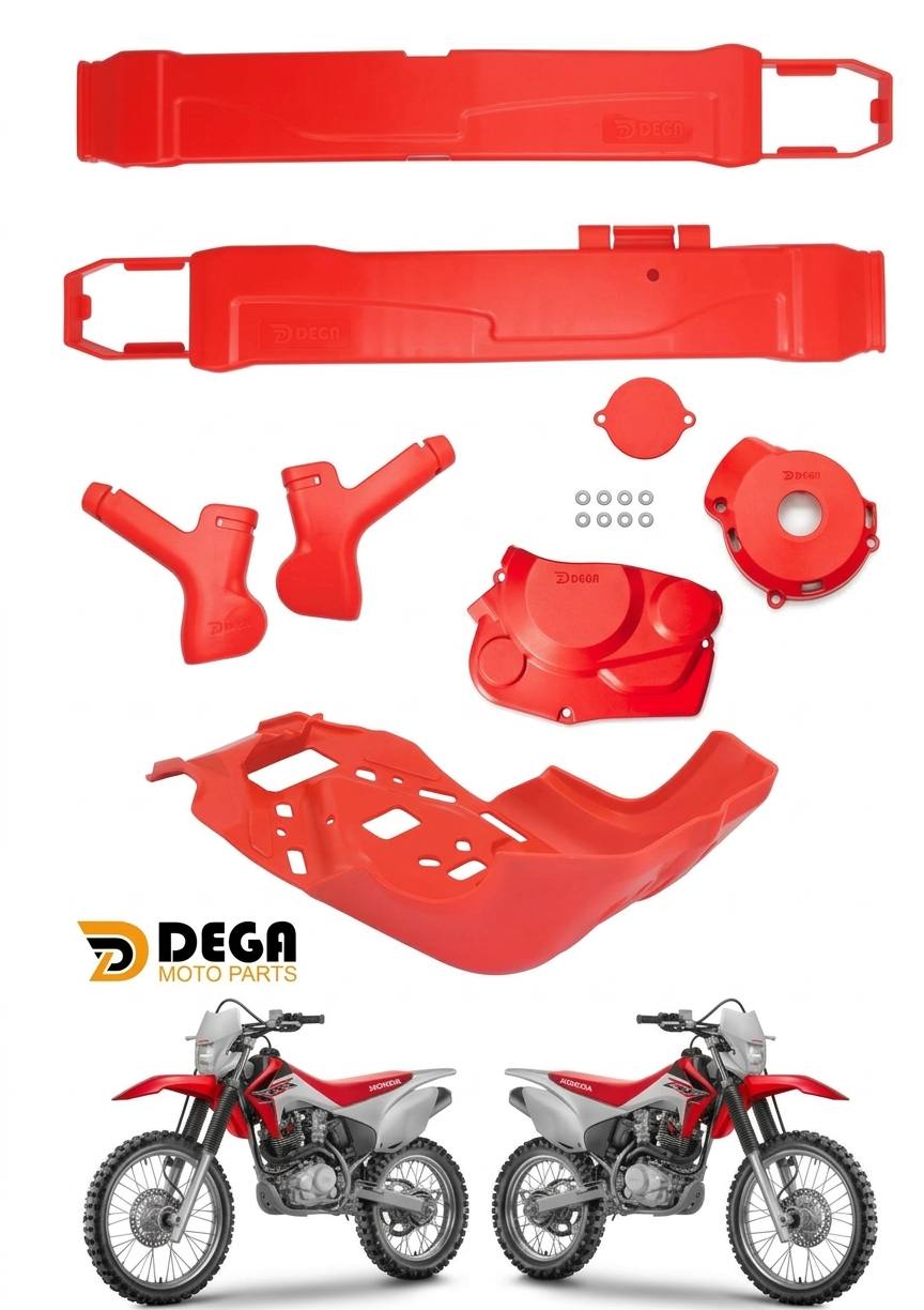 Kit Proteção Quadro + Tampas Laterais + Motor + Protetor de Balança CRF 230F — foto 3