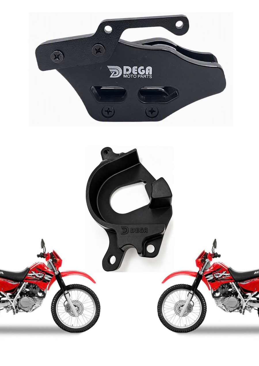 Kit Guia de Corrente + Protetor Anti-Block Honda XR 200 — foto 1